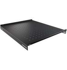 Полка стационарная NTSS NTSS-FS-H-600-BL 1U нагр.:100кг. 19" 350мм черный (упак.:1шт)