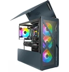 Корпус Azza CAST черный без БП ATX 1x140mm 2xUSB3.0 audio