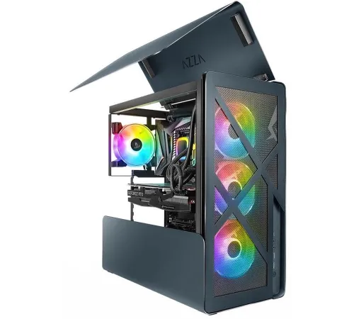 Корпус Azza CAST черный без БП ATX 1x140mm 2xUSB3.0 audio Корпус Azza CAST черный без БП ATX 1x140mm 2xUSB3.0 audio