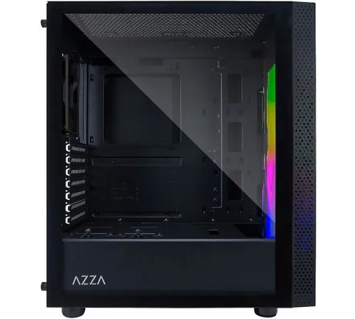 Корпус Azza CELESTA F черный без БП ATX 1x120mm 2xUSB2.0 1xUSB3.0 audio bott PSU