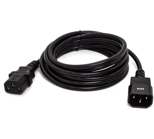 Шнур питания NTSS NTSS-PC13145 C13-С14 проводник.:3x1мм2 3м 220/250В 10А черный