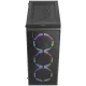 Корпус Azza PRIME 360E черный без БП ATX 4x120mm 2xUSB3.0 audio bott PSU