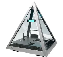 Корпус Azza PYRAMID черный/серебристый без БП ATX 4x120mm 2xUSB2.0 2xUSB3.0 1xUSB3.1 audio bott PSU