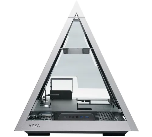 Корпус Azza PYRAMID черный/серебристый без БП ATX 4x120mm 2xUSB2.0 2xUSB3.0 1xUSB3.1 audio bott PSU Корпус Azza PYRAMID черный/серебристый без БП ATX 4x120mm 2xUSB2.0 2xUSB3.0 1xUSB3.1 audio bott PSU