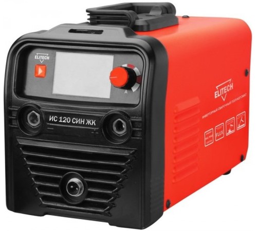 Сварочный полуавтомат Elitech ИС 120 СИН ЖК инвертор MMA/TIG/MIG 3кВт