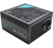 Блок питания Azza ATX 750W PSAZ-750G 80+ gold (20+4pin) APFC 120mm fan 6xSATA Cab Manag RTL