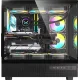 Корпус Formula Crystal Z8 COSMIC черный без БП ATX 6x120mm 1xUSB2.0 1xUSB3.0 1xUSB3.1 audio bott PSU