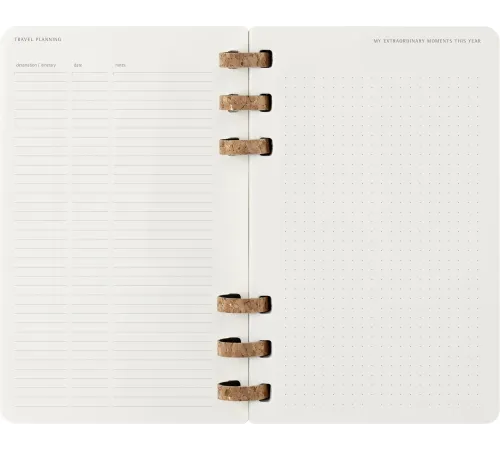 Еженедельник Moleskine SPIRAL Large 130х210мм PP 200стр. спираль черный
