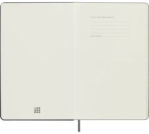 Еженедельник Moleskine CLASSIC WKNT Large 130х210мм недатир. 288 черный