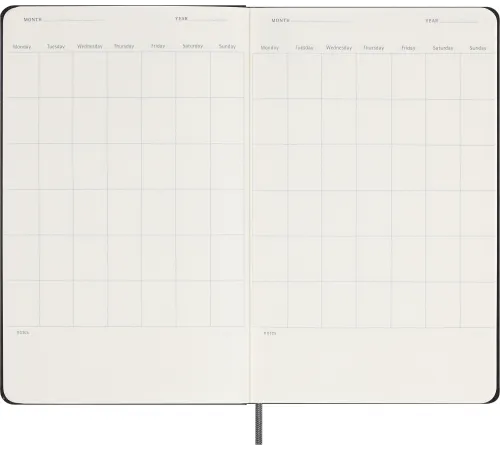 Еженедельник Moleskine CLASSIC WKNT Large 130х210мм недатир. 288 черный