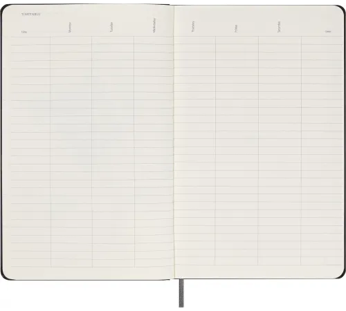 Еженедельник Moleskine CLASSIC WKNT Large 130х210мм недатир. 288 черный