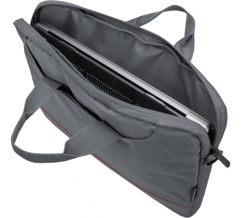 Сумка PORTCASE KCB-141GY (нейлон, серая до 15,6")