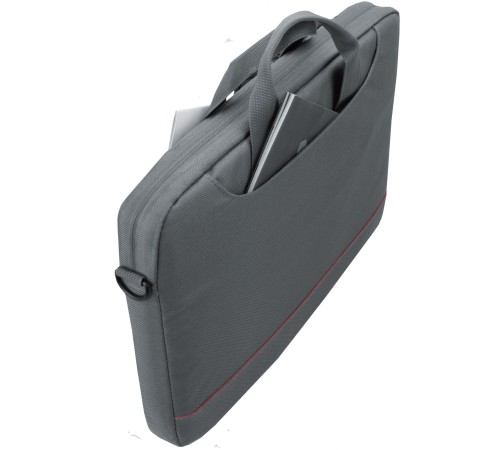 Сумка PORTCASE KCB-141GY (нейлон, серая до 15,6")