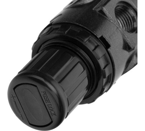 Фильтр-регулятор FR1500, 10 бар, 1500 л/мин, 1/4" Denzel Фильтр-регулятор FR1500, 10 бар, 1500 л/мин, 1/4" Denzel