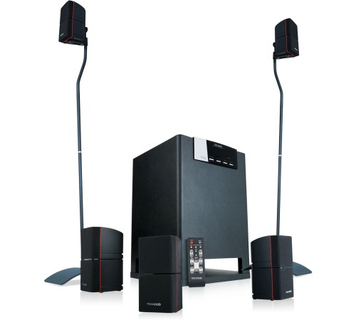Колонки Microlab X15BT 5.1 черный 180Вт BT