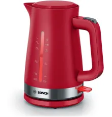 Чайник электрический Bosch TWK4M224 1.7л. красный