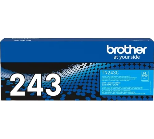 Картридж лазерный Brother TN243C голубой (1000стр.) для Brother DCP-9010 HL-3040/3050/3070 MFC-9010/9120/9320