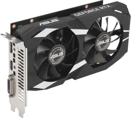 Видеокарта ASUS DUAL-RTX3050-O6G//RTX3050,DVI,HDMI,DP,6G,D6; 90YV0K60-M0NA00 (DUAL-RTX3050-O6G)