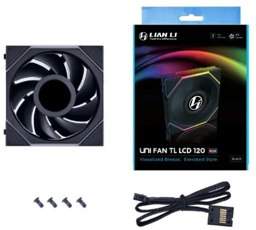 Вентилятор Lian-Li Uni Fan TL LCD 120 LED Ret Вентилятор Lian-Li Uni Fan TL LCD 120 LED Ret