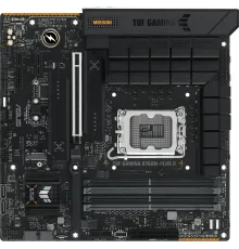 Материнская плата ASUS TUF TUF GAMING B760M-PLUS II, LGA1700, B760, 4*DDR5, HDMI+DP, 4xSATA3 + RAID, M2, Audio, Gb LAN, USB 3.2, USB 2.0, mATX; 90MB1HD0-M0EAY0 (TUF GAMING B760M-PLUS II)