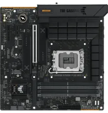 Материнская плата ASUS TTUF GAMING B760M-PLUS WIFI II, LGA1700, B760, 4*DDR5, HDMI+DP, 4xSATA3 + RAID, M2, Audio, Gb LAN, USB 3.2, USB 2.0, mATX; 90MB1HE0-M0EAY0 (TUF GAMING B760M-PLUS WIFI II)