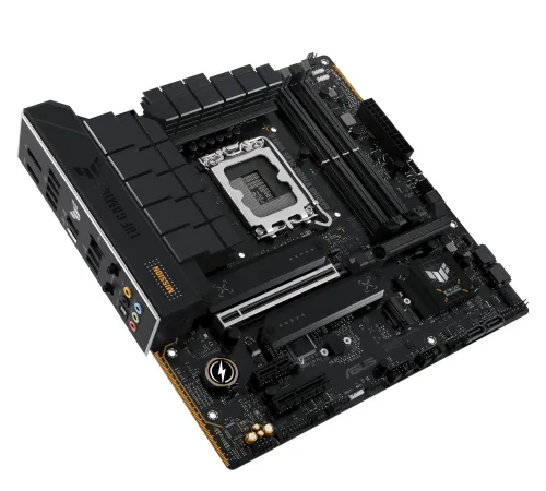 Материнская плата ASUS TTUF GAMING B760M-PLUS WIFI II, LGA1700, B760, 4*DDR5, HDMI+DP, 4xSATA3 + RAID, M2, Audio, Gb LAN, USB 3.2, USB 2.0, mATX; 90MB1HE0-M0EAY0 (TUF GAMING B760M-PLUS WIFI II)