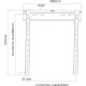 Кронштейн для телевизора Ultramounts UM816F черный 32"-55" макс.55кг настенный фиксированный