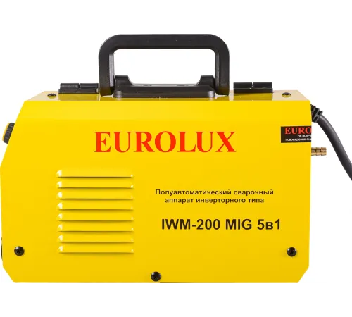 Сварочный полуавтомат IWM-200 MIG 5в1 Eurolux Сварочный полуавтомат IWM-200 MIG 5в1 Eurolux