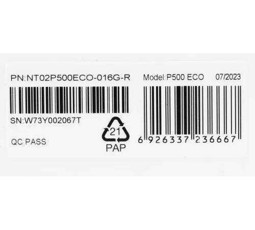 Флеш карта microSDHC 16GB Netac NT02P500ECO-016G-R P500 Extreme Pro + adapter