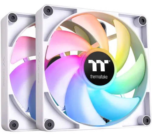 Кулер для компьютерного корпуса, Thermaltake, CT140 ARGB Sync PC Cooling Fan, CL-F154-PL14SW-A, ARGB 140мм вентилятор, 500-1000 об.мин, 4pin PWM/3pin ARGB, 77.37CFM, 30.5 dB(A), 140x140x25мм, Белый Кулер для компьютерного корпуса, Thermaltake, CT140 ARGB Sync PC Cooling Fan, CL-F154-PL14SW-A, ARGB 140мм вентилятор, 500-1000 об.мин, 4pin PWM/3pin ARGB, 77.37CFM, 30.5 dB(A), 140x140x25мм, Белый
