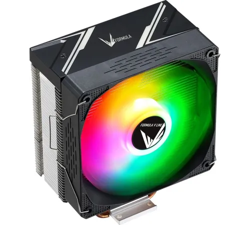 Устройство охлаждения(кулер) Formula Ice Burg Plus ARPW 4P ARGB Soc-AM5/AM4/1151/1200/1700 черный 4-pin 17-34dB 200W Ret