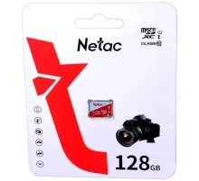 Флеш карта microSDXC 128GB Netac NT02P500ECO-128G-S P500 Extreme Pro w/o adapter