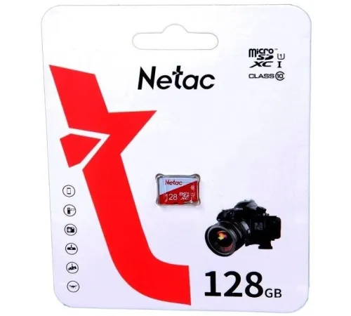 Флеш карта microSDXC 128GB Netac NT02P500ECO-128G-S P500 Extreme Pro w/o adapter
