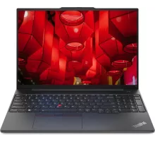 Ноутбук Lenovo ThinkPad E16 GEN 1 Core i5 1335U 8Gb SSD512Gb Intel UHD Graphics 16" IPS WUXGA (1920x1200) noOS black WiFi BT Cam (21JN009KRT)