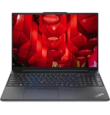 Ноутбук Lenovo ThinkPad E16 GEN 1 Core i5 1335U 8Gb SSD512Gb Intel UHD Graphics 16" IPS WUXGA (1920x1200) noOS black WiFi BT Cam (21JN009KRT)