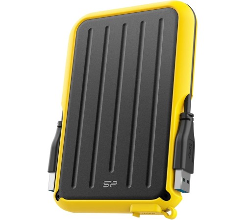 Silicon Power Portable HDD 2TB Armor A66 USB 3.2, желтый, черный Silicon Power Portable HDD 2TB Armor A66 USB 3.2, желтый, черный