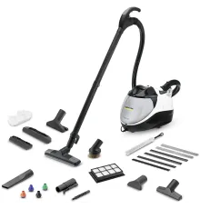 Пароочиститель напольный Karcher SV 7 2200Вт белый/черный