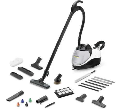 Пароочиститель напольный Karcher SV 7 2200Вт белый/черный
