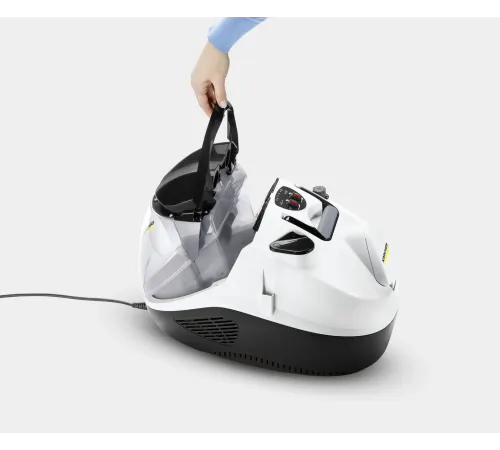 Пароочиститель напольный Karcher SV 7 2200Вт белый/черный