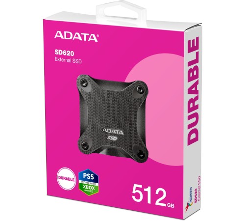 Накопитель SSD A-Data USB 3.1 512GB SD620-512GCBK SD620 2.5" черный