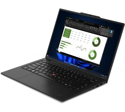 Ноутбук Lenovo ThinkPad X1 Carbon G12 Core Ultra 7 155U 16Gb SSD1Tb Intel Iris Xe graphics 14" IPS WUXGA (1920x1200) Windows 11 Professional 64 black WiFi BT Cam (21KDS07D00)