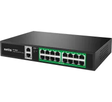 Коммутатор Netis P116GC (L2) 18x1Гбит/с 16PoE+ 240W неуправляемый