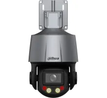 DAHUA DH-SD3C205DB-GNY-A-PV Мини-PTZ IP-видеокамера Smart Dual Light с активным сдерживанием и ИИ 2Мп, 1/2.8” CMOS, моторизованный объектив 2.7~13,5мм (5x), видеоаналитика, ИК до 50м, LED до 50м, IP66