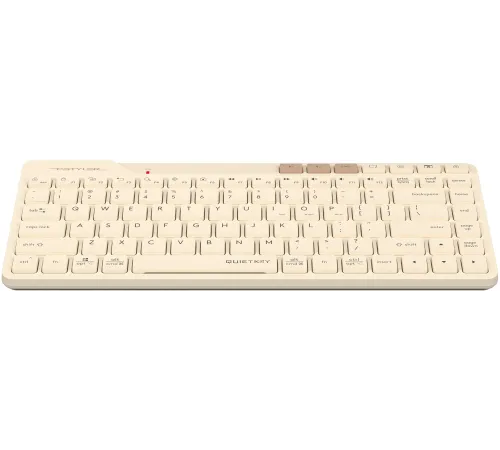 Клавиатура A4Tech Fstyler FBK26C AS бежевый USB беспроводная BT/Radio slim Multimedia (FBK26C AS)
