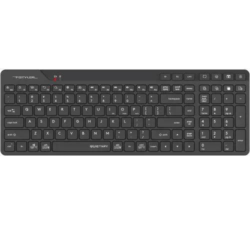 Клавиатура A4Tech Fstyler FBK27C AS черный USB беспроводная BT/Radio slim Multimedia (FBK27C AS) Клавиатура A4Tech Fstyler FBK27C AS черный USB беспроводная BT/Radio slim Multimedia (FBK27C AS)