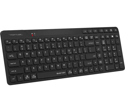 Клавиатура A4Tech Fstyler FBK27C AS черный USB беспроводная BT/Radio slim Multimedia (FBK27C AS) Клавиатура A4Tech Fstyler FBK27C AS черный USB беспроводная BT/Radio slim Multimedia (FBK27C AS)