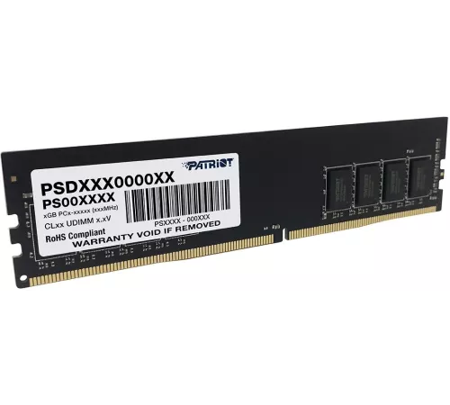Память DDR4 8GB 3200MHz Patriot PSD48G32002 Signature RTL PC4-25600 CL22 DIMM 288-pin 1.2В single rank Ret