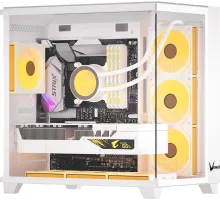 Корпус Formula Crystal Z9 белый без БП ATX 2xUSB3.0 1xUSB3.1 audio bott PSU