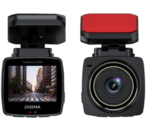 Видеорегистратор Digma FreeDrive 203W черный 2Mpix 1080x1920 1080p 120гр. MSTAR 8336 Видеорегистратор Digma FreeDrive 203W черный 2Mpix 1080x1920 1080p 120гр. MSTAR 8336