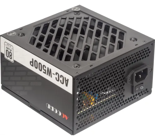 Блок питания Accord ATX 500W ACC-W500P 80 PLUS WHITE (20+4pin) 120mm fan 6xSATA Блок питания Accord ATX 500W ACC-W500P 80 PLUS WHITE (20+4pin) 120mm fan 6xSATA